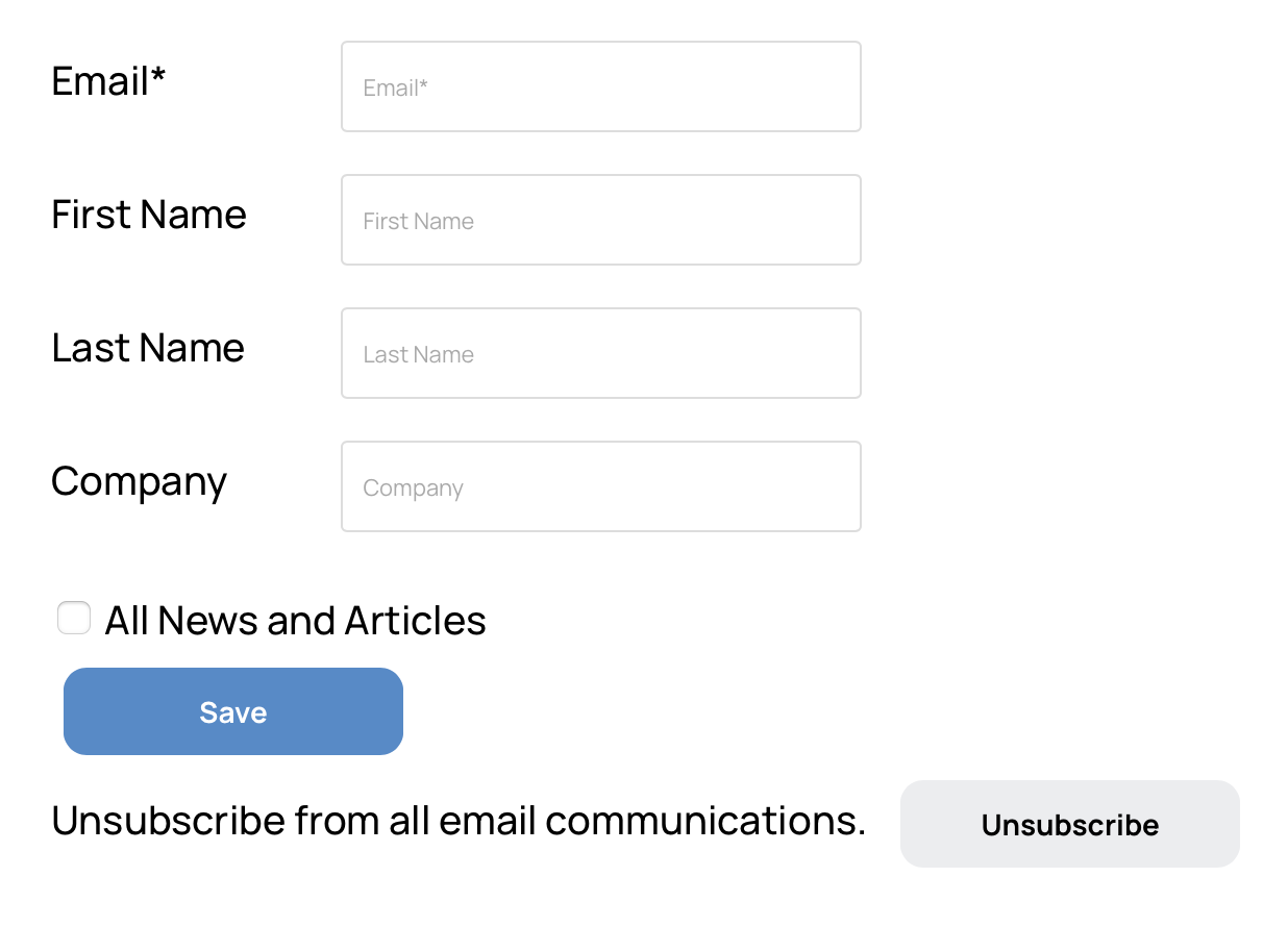email layout 4 example