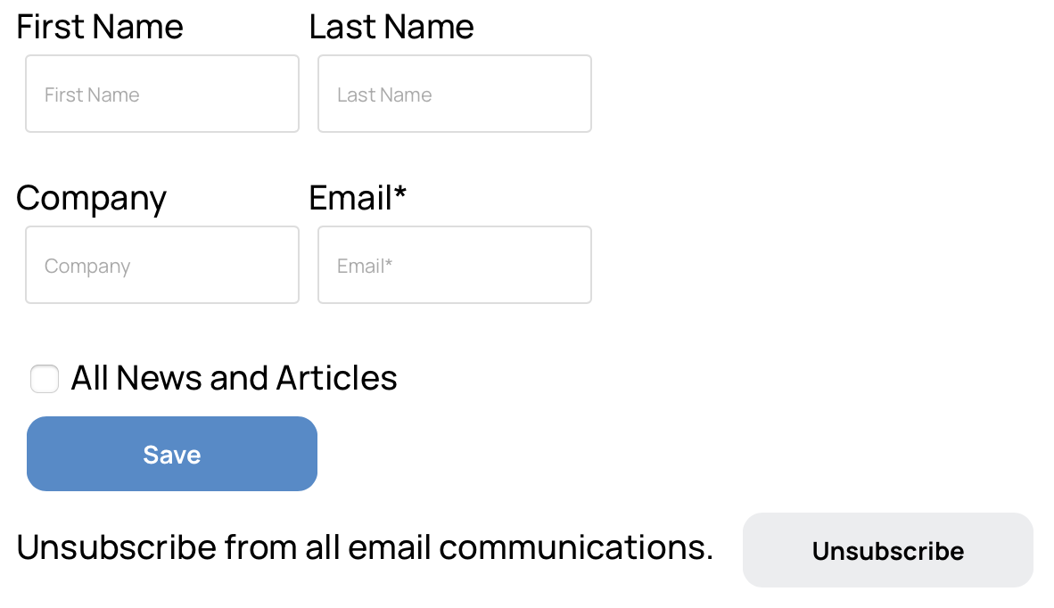 email layout 4 example
