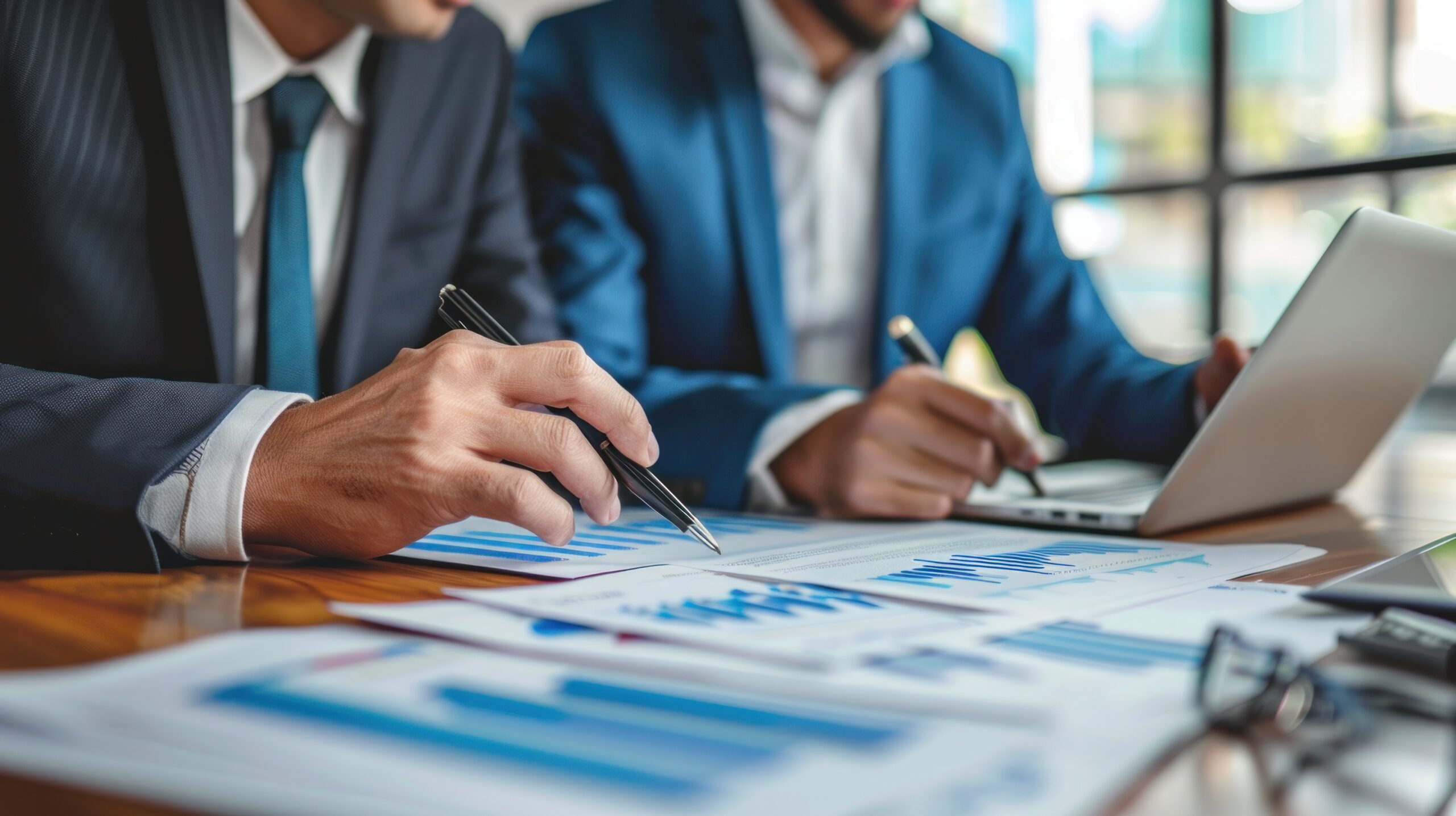 Business professionals planning an investor relations strategy